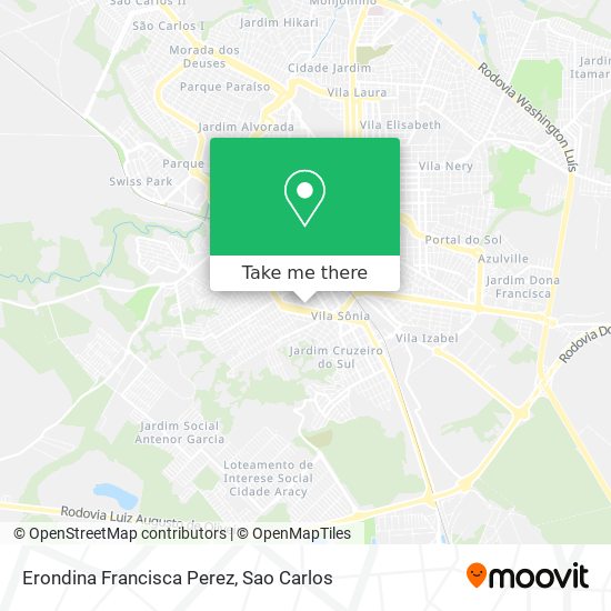 Erondina Francisca Perez map