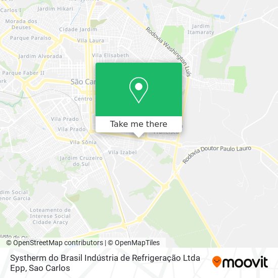 Systherm do Brasil Indústria de Refrigeração Ltda Epp map