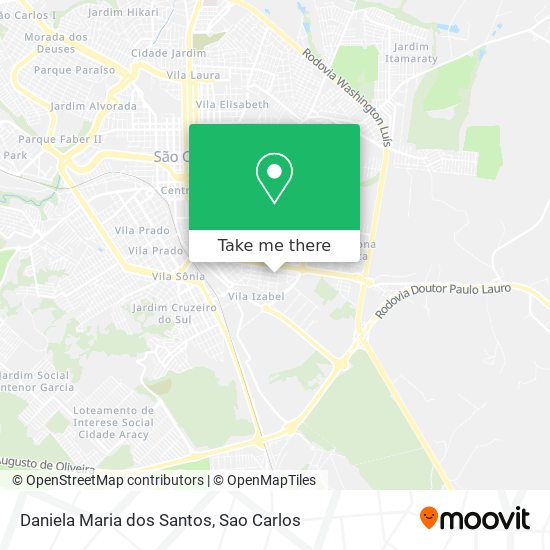 Daniela Maria dos Santos map