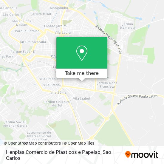 Henplas Comercio de Plasticos e Papelao map