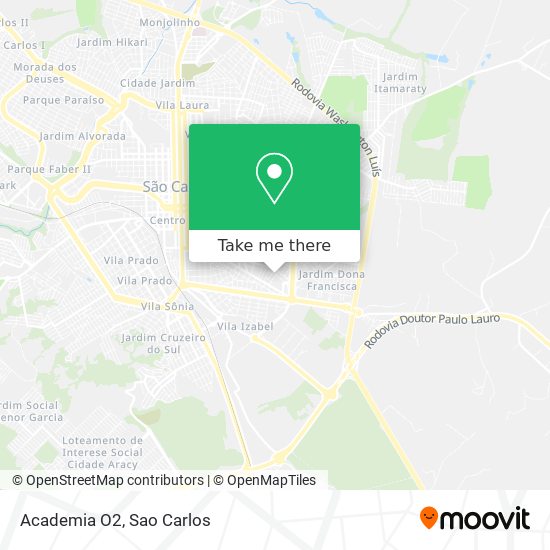 Academia O2 map