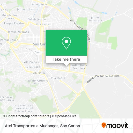 Atcl Transportes e Mudanças map