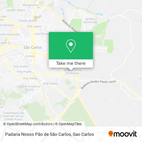 Padaria Nosso Pão de São Carlos map