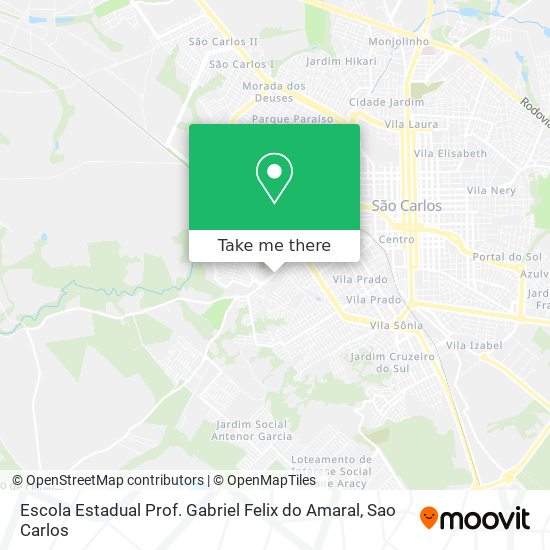 Escola Estadual Prof. Gabriel Felix do Amaral map