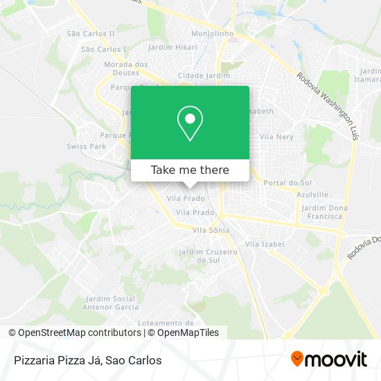 Pizzaria Pizza Já map