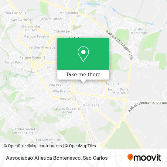 Associacao Atletica Bontenesco map