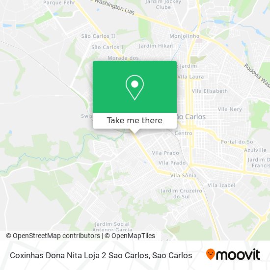 Coxinhas Dona Nita Loja 2 Sao Carlos map