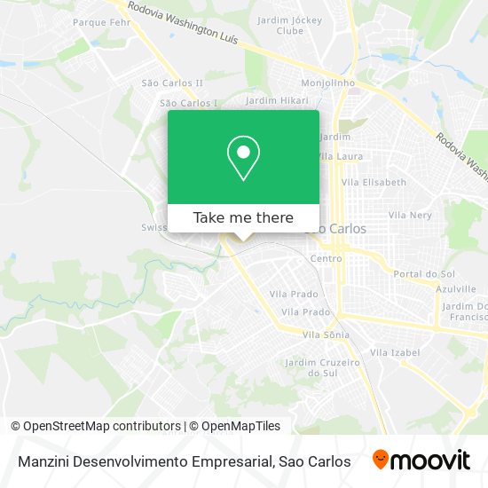 Mapa Manzini Desenvolvimento Empresarial