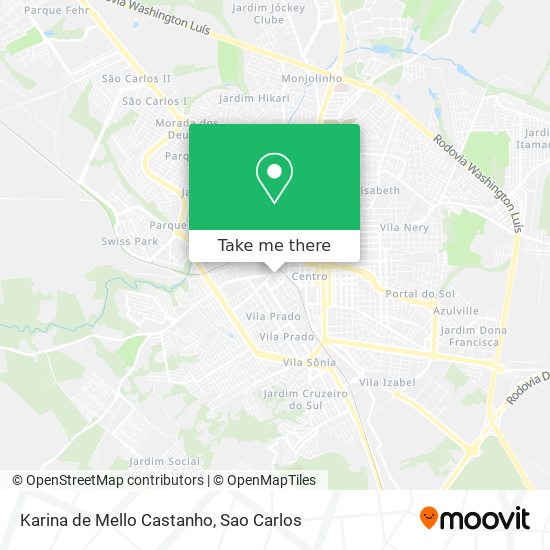 Mapa Karina de Mello Castanho