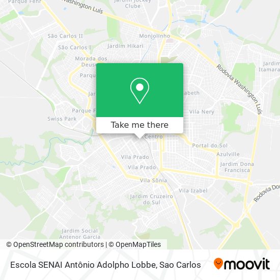 Escola SENAI Antônio Adolpho Lobbe map