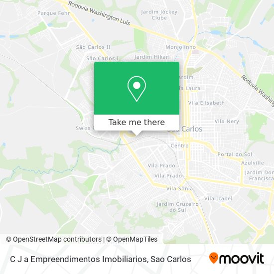 Mapa C J a Empreendimentos Imobiliarios