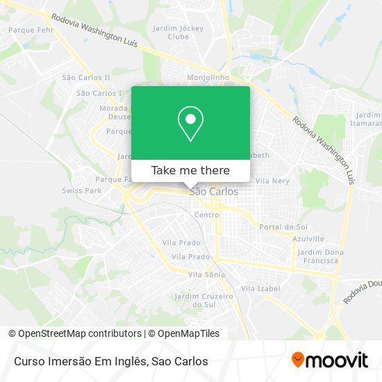 Curso Imersão Em Inglês map