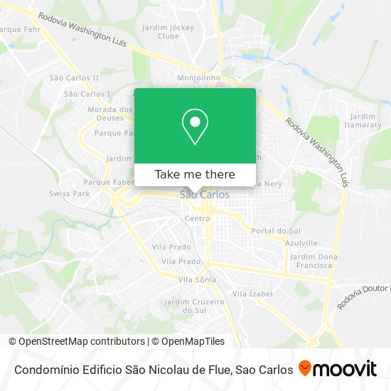 Mapa Condomínio Edificio São Nicolau de Flue