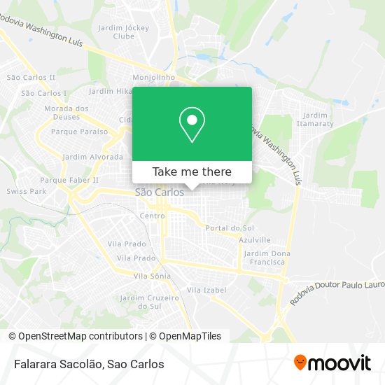 Falarara Sacolão map