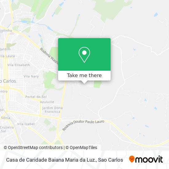 Casa de Caridade Baiana Maria da Luz. map