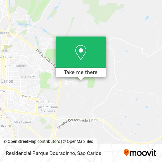 Mapa Residencial Parque Douradinho