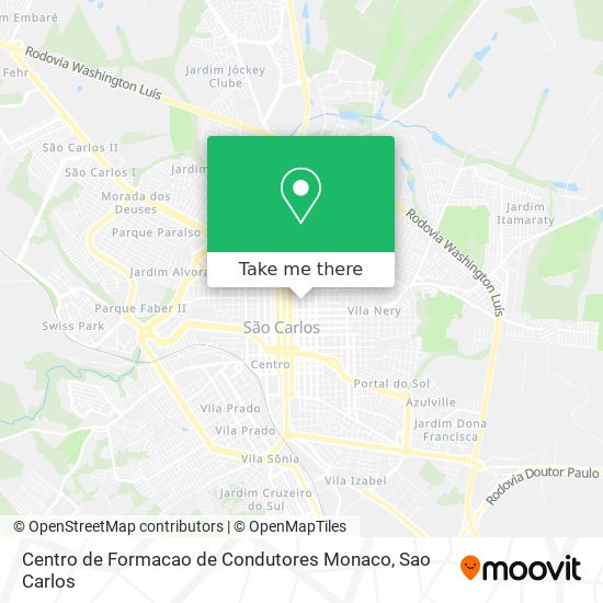 Centro de Formacao de Condutores Monaco map