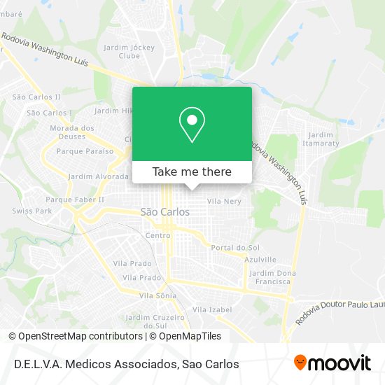 D.E.L.V.A. Medicos Associados map