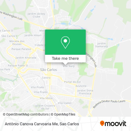 Antônio Canova Carvoaria Me map