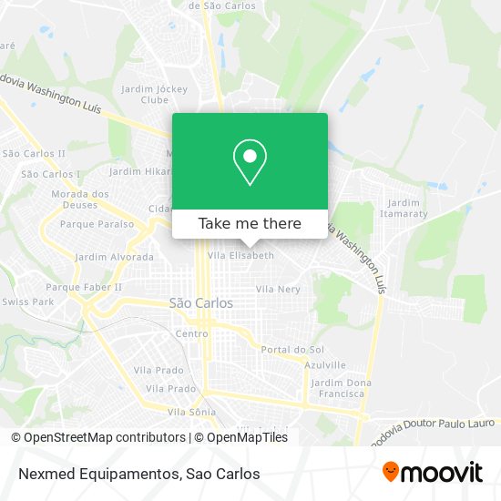 Nexmed Equipamentos map