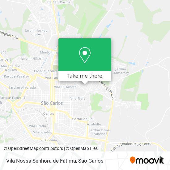 Mapa Vila Nossa Senhora de Fátima