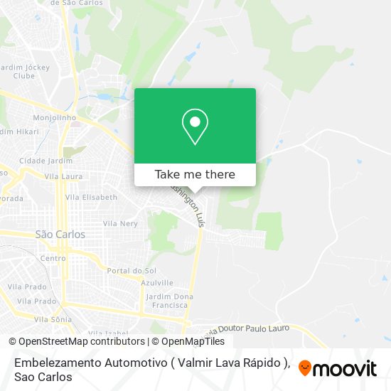 Mapa Embelezamento Automotivo ( Valmir Lava Rápido )