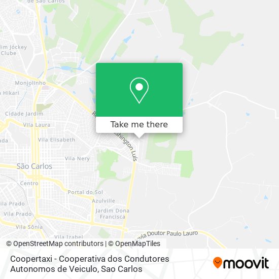 Coopertaxi - Cooperativa dos Condutores Autonomos de Veiculo map