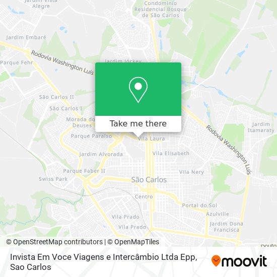 Invista Em Voce Viagens e Intercâmbio Ltda Epp map