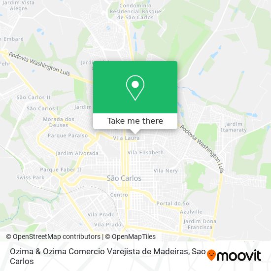 Ozima & Ozima Comercio Varejista de Madeiras map