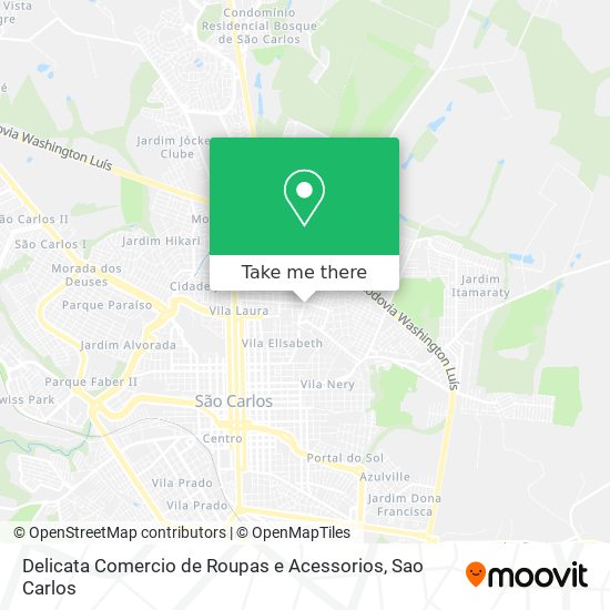 Delicata Comercio de Roupas e Acessorios map