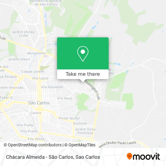 Chácara Almeida - São Carlos map