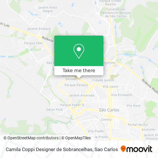 Camila Coppi Designer de Sobrancelhas map