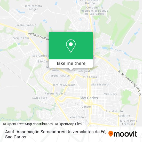 Mapa Asuf- Associação Semeadores Universalistas da Fé