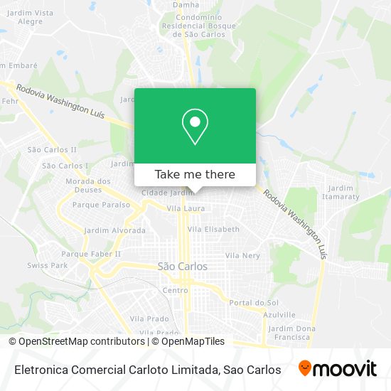 Eletronica Comercial Carloto Limitada map