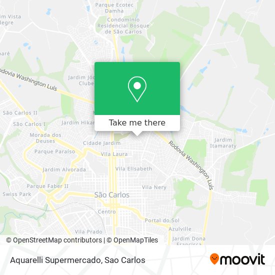 Aquarelli Supermercado map