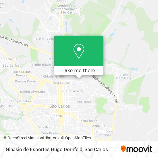 Ginásio de Esportes Hugo Dornfeld map