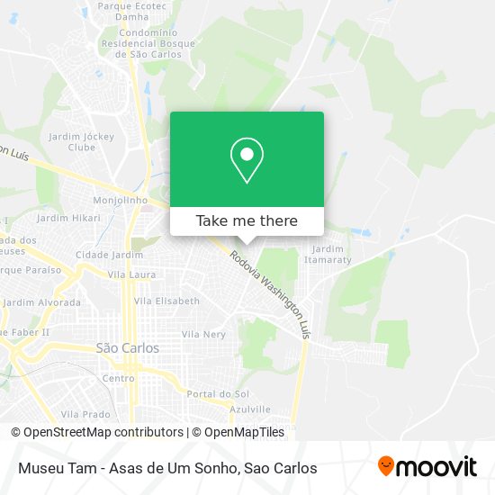 Museu Tam - Asas de Um Sonho map