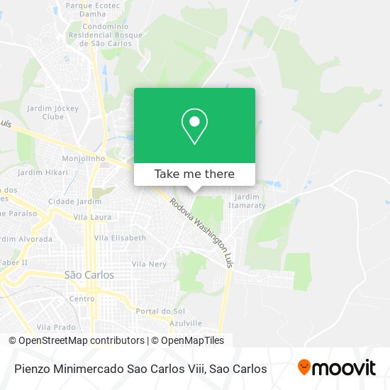 Pienzo Minimercado Sao Carlos Viii map