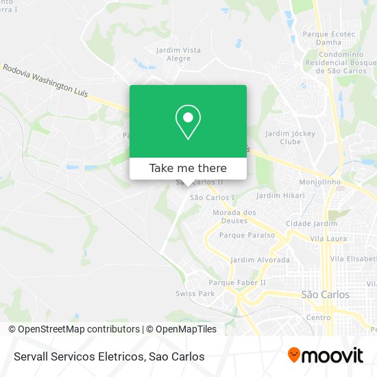 Mapa Servall Servicos Eletricos