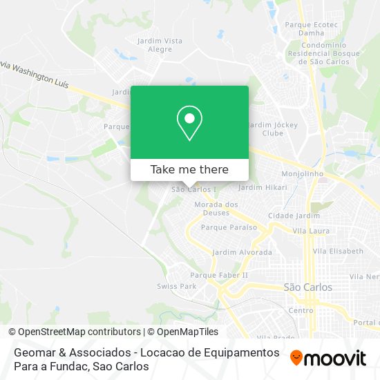 Geomar & Associados - Locacao de Equipamentos Para a Fundac map