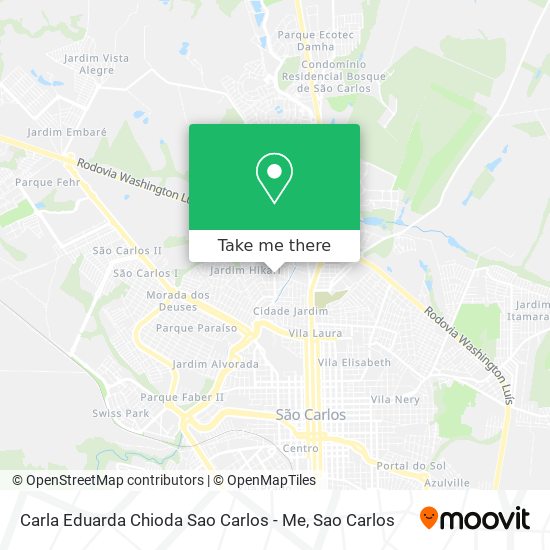 Carla Eduarda Chioda Sao Carlos - Me map