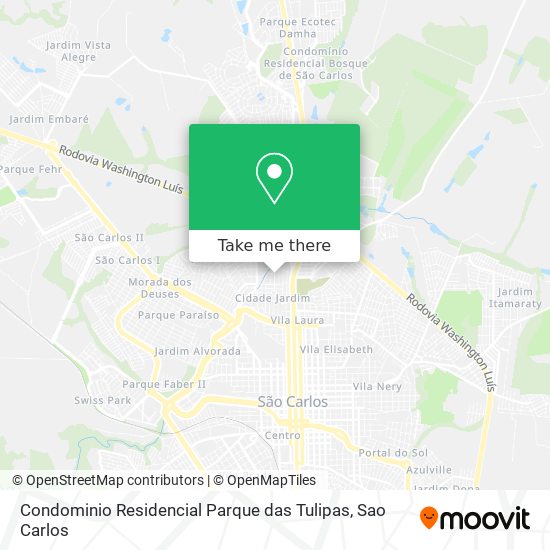 Mapa Condominio Residencial Parque das Tulipas