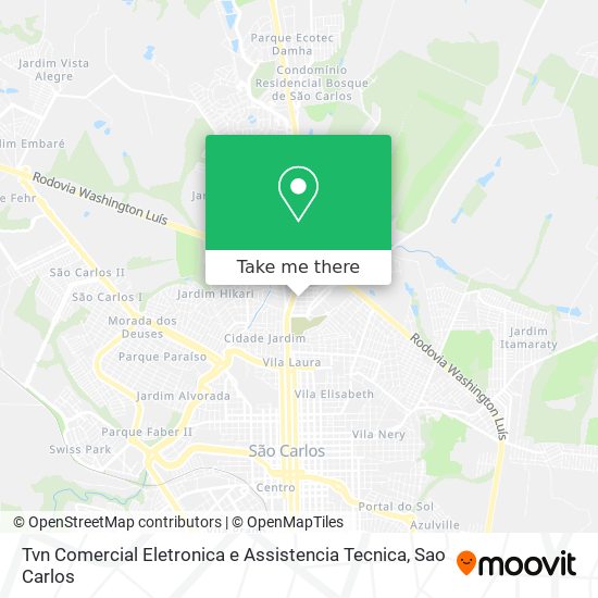 Mapa Tvn Comercial Eletronica e Assistencia Tecnica