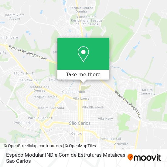 Mapa Espaco Modular IND e Com de Estruturas Metalicas