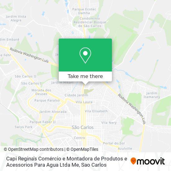 Capi Regina's Comércio e Montadora de Produtos e Acessorios Para Agua Ltda Me map