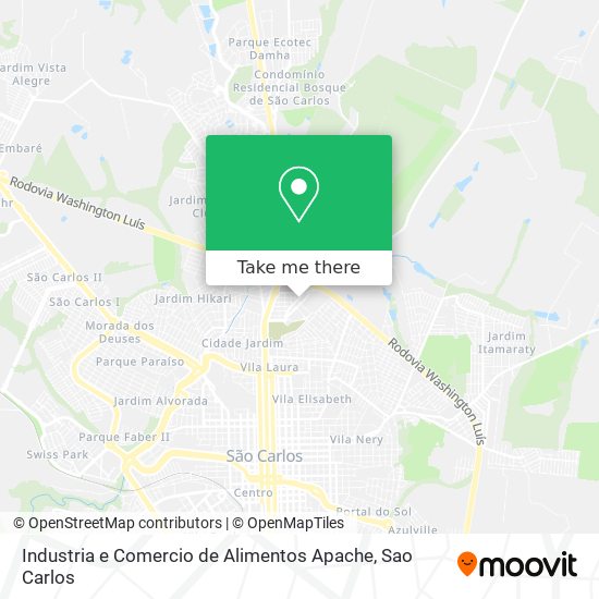 Industria e Comercio de Alimentos Apache map