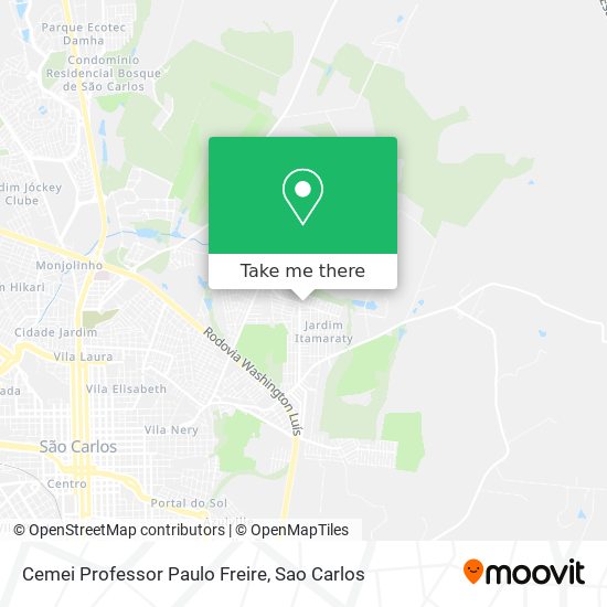 Cemei Professor Paulo Freire map