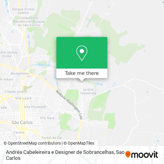 Andréa Cabeleireira e Designer de Sobrancelhas map