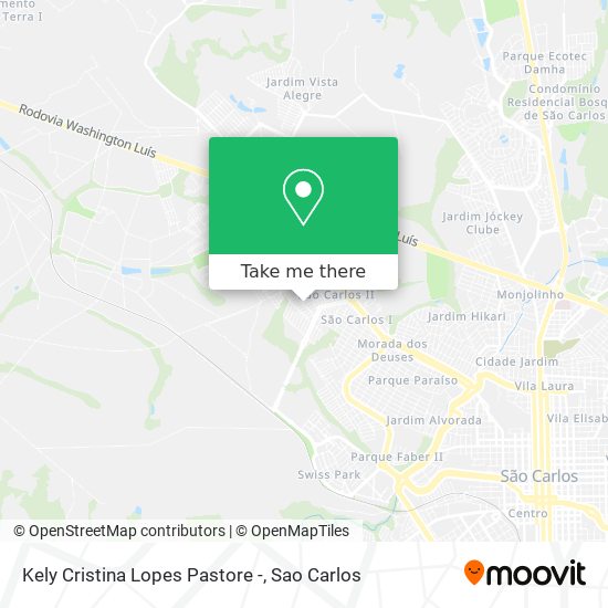 Kely Cristina Lopes Pastore - map