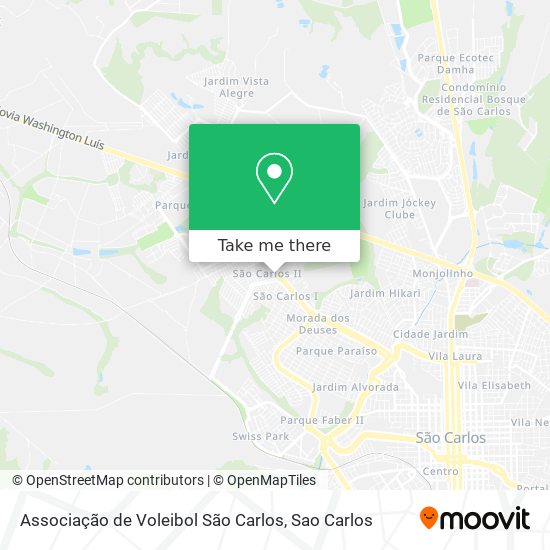 Associação de Voleibol São Carlos map